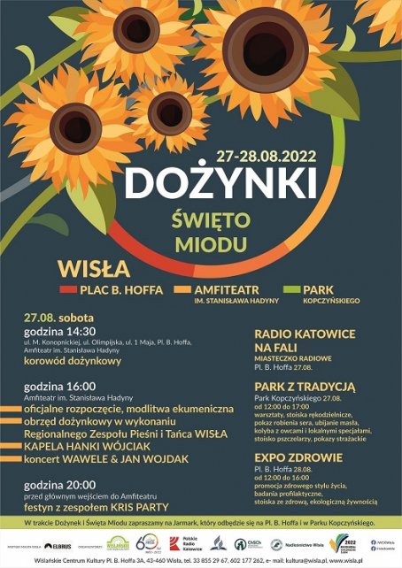 Wiślańskie Dożynki - plakat